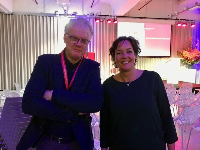 Gjalt Jellesma en staatssecretaris SZW Tamara van Ark
