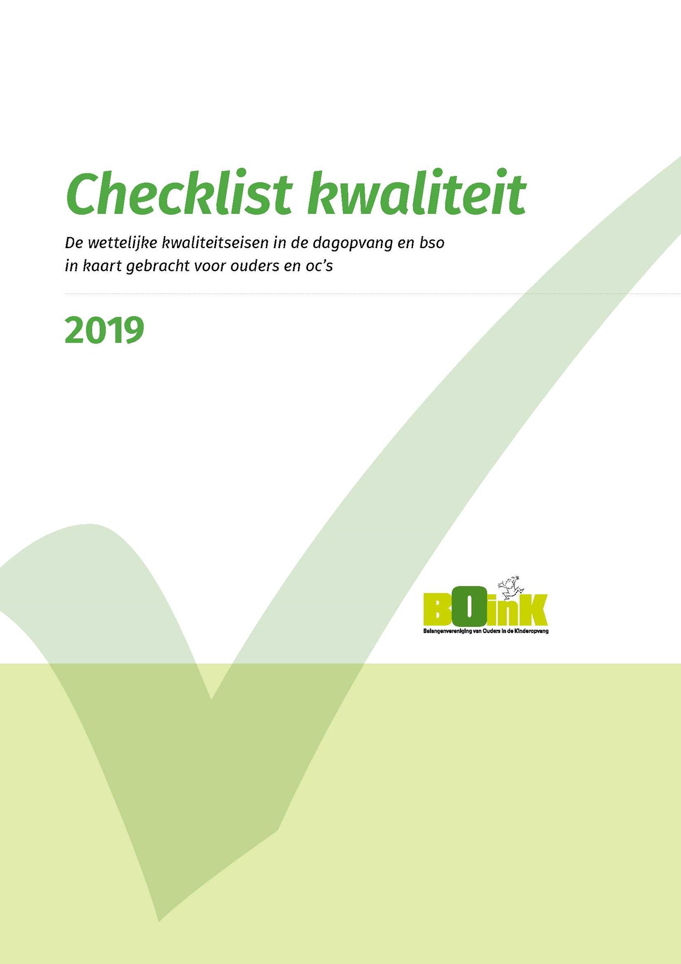 Checklist_kwaliteitseisen_2019 cover