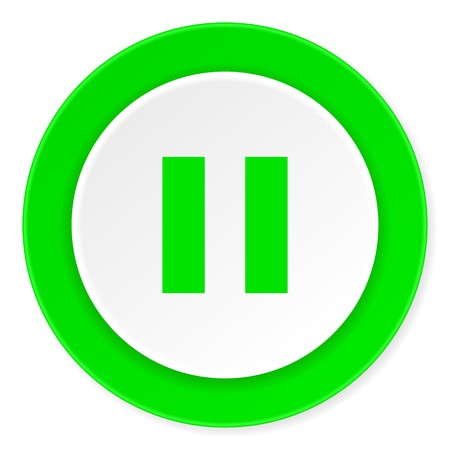 Pauseknop groen