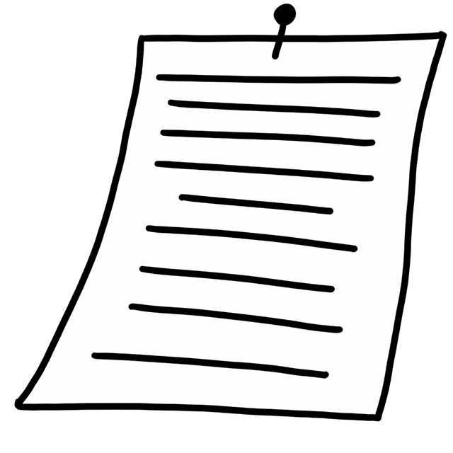 document met pin