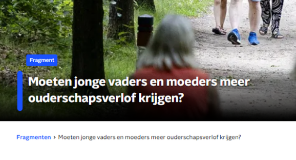 BOinK op Radio 1 over ouderschapsverlof voor jonge ouders (2)