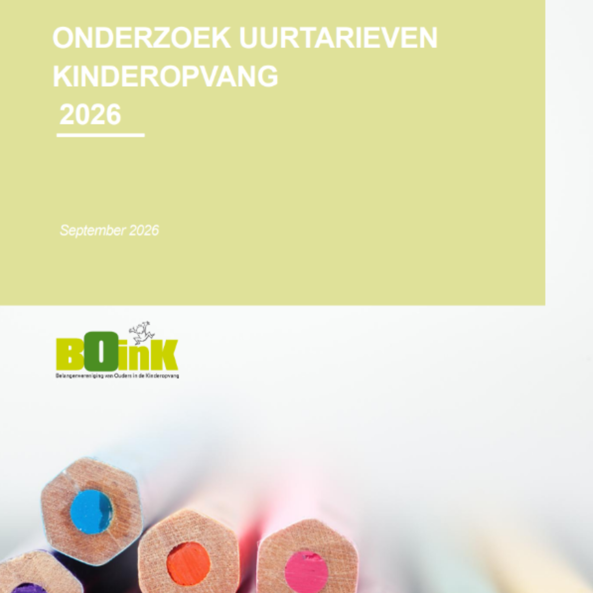Onderzoek uurtarieven kinderopvang 2026