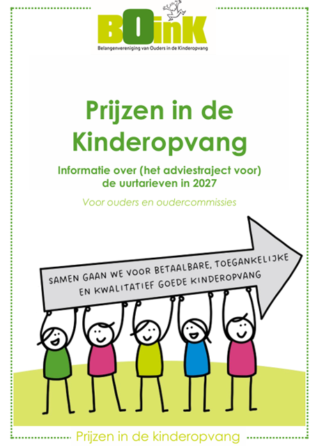 Brochure Prijzen in de Kinderopvang voor 2027